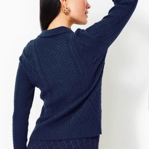Lilly Pulitzer Lizona Cable Knit Sweater RARE FIND NWT - Picture 2 of 9